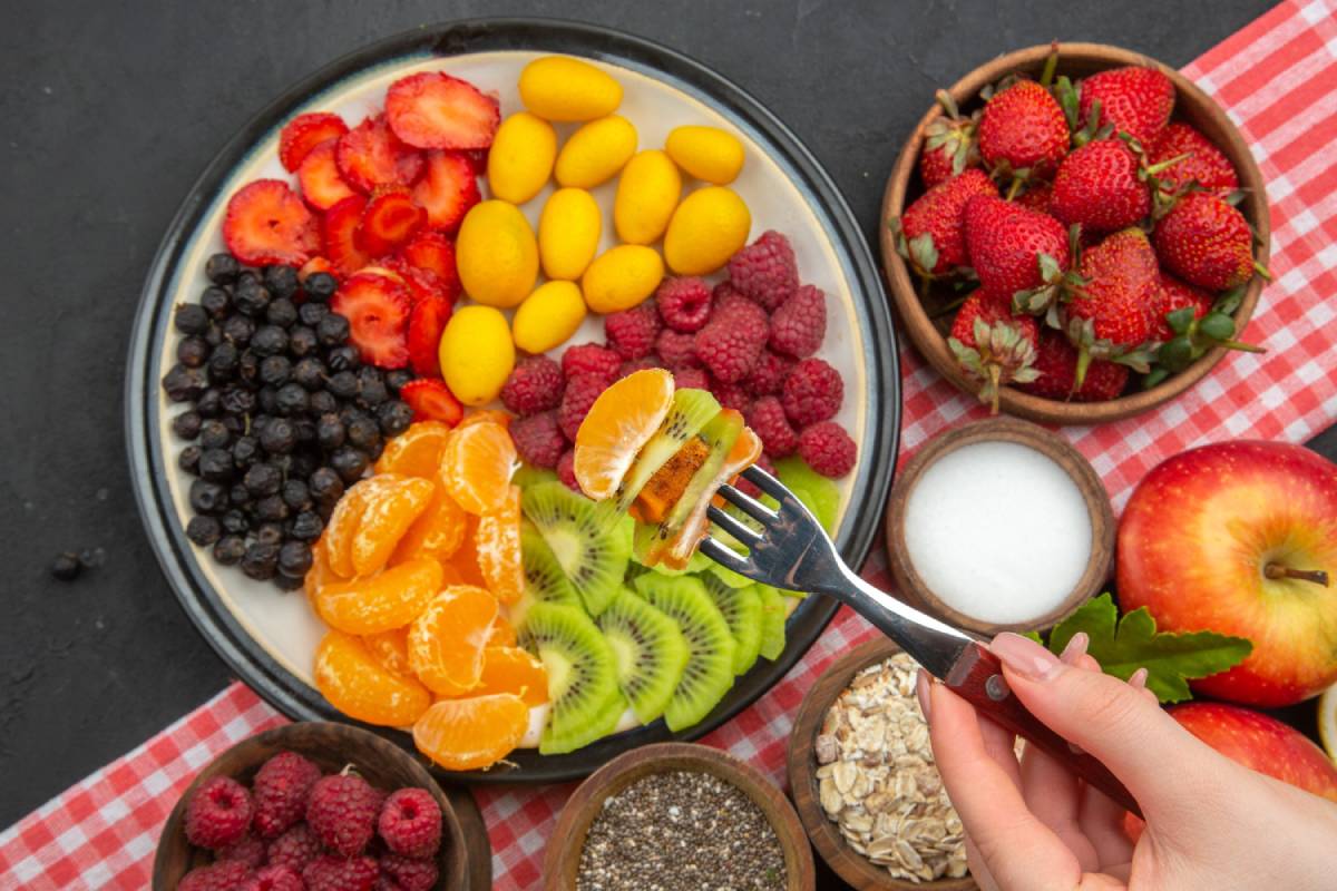 Las frutas son ricas en fibra alimentaria y antioxidantes.